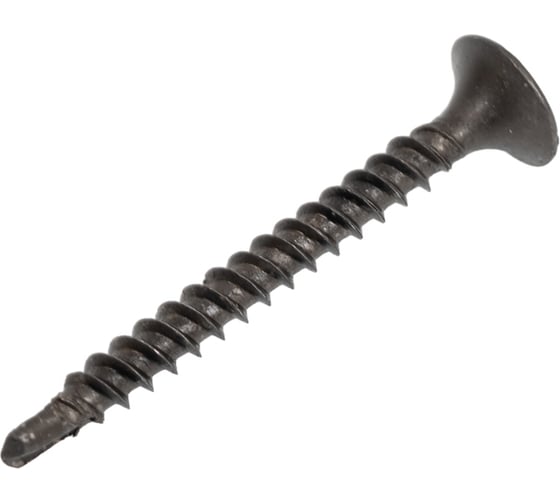 Изображение товара Саморез STARFIX 3.5x35 мм для монтажа ГКЛ к металлу, фосфат, со сверлом (50 шт в зип-локе) SMZ2-44978-50