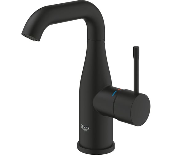 Изображение товара Смеситель для раковины Grohe Essence без донного клапана, M-size, фантомный черный 24176KF1