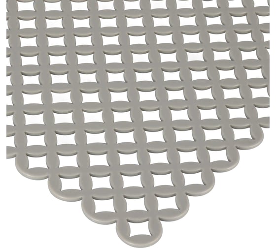 Изображение товара Коврик для мойки VIDAGE 39,5x29.5 см, цвет серый, ПВХ 2901047