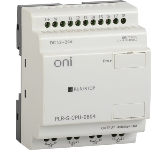 Изображение товара Логическое реле ONI IEK PLR-S. CPU0804 серии PLR-S-CPU-0804