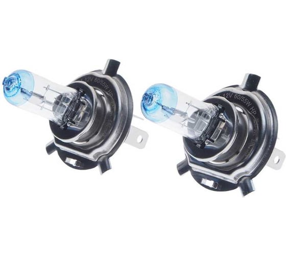 Изображение товара Автолампа H4 60/55 P43t-38 +50 бокс, 2шт 12V Megapower M-37033019 869580