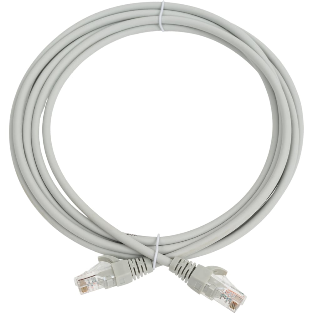 Изображение товара Патч-корд NTSS 2хRJ45 5e категории, 3м, LSZH, серый, литой, UTP