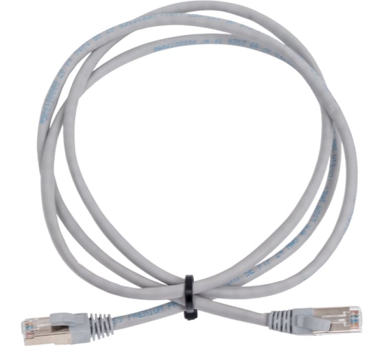 Изображение товара Патч-корд NTSS 2хRJ45/8P8C, T568B FTP, 5e категория, литой, 1.5 метра, LSZH, серый NTSS-PC-FTP-RJ45-5e-1.5-LSZH-GY