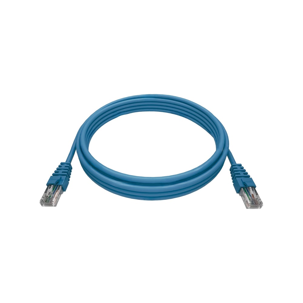 Изображение товара Патч-корд NTSS 2хRJ45/8P8C, T568B UTP, 5e категория, литой, 0.5 метра, LSZH, синий NTSS-PC-UTP-RJ45-5e-0.5-LSZH-BU