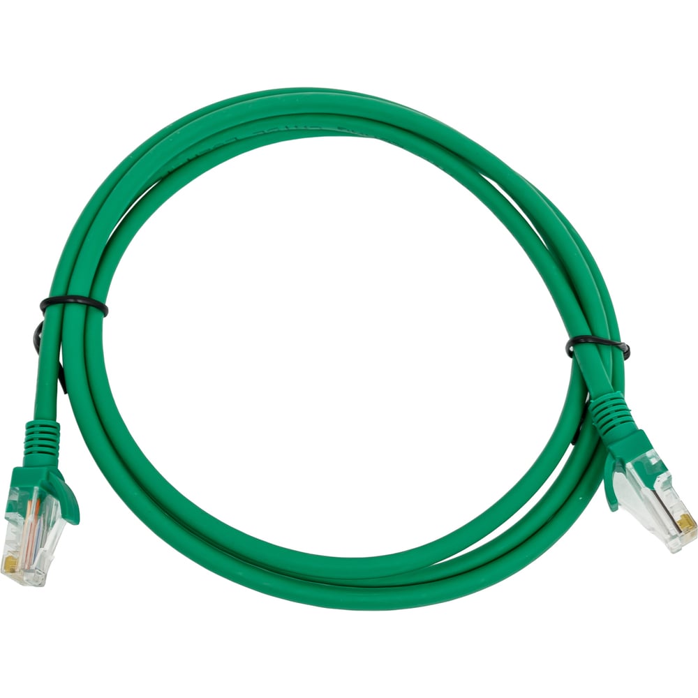 Изображение товара Патч-корд NTSS 2хRJ45 5e категория 1.5м литой LSZH зеленый