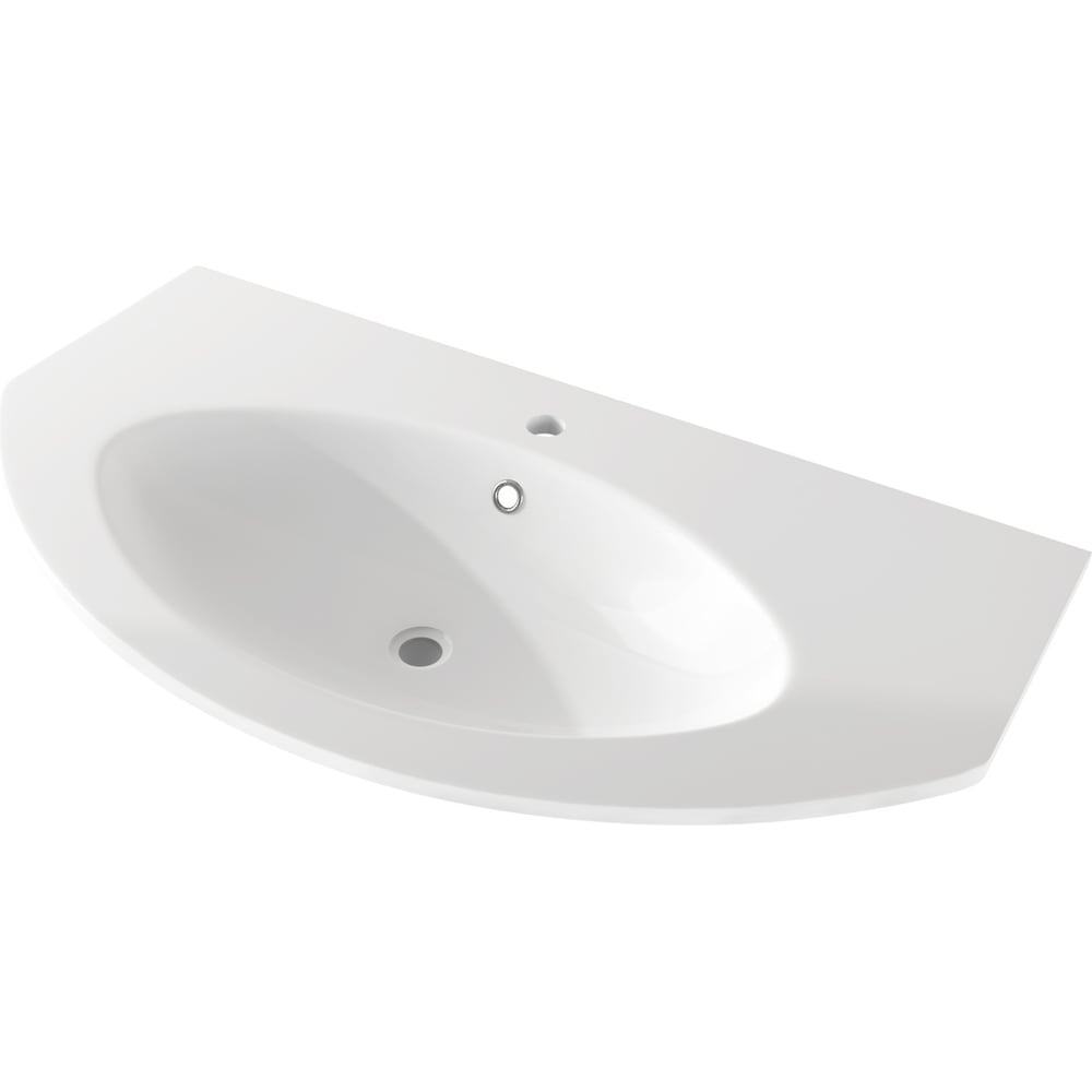 Изображение товара Раковина из искусственного мрамора Cezares EDEN Bianco 92x51 см для ванной