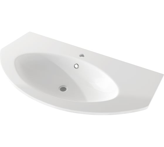 Изображение товара Раковина из искусственного мрамора Cezares EDEN Bianco, 92x51x14 см 50177