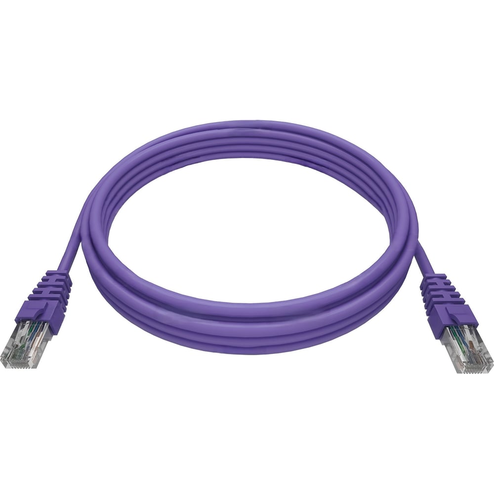 Изображение товара Патч-корд NTSS PREMIUM 2xRJ45 CAT6 LSZH 1.5 метра лиловый