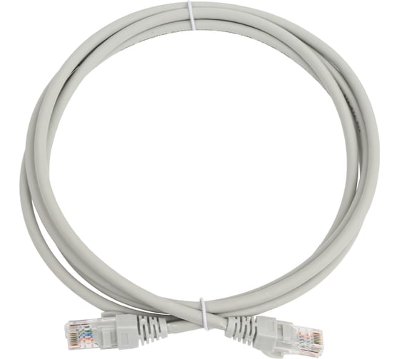 Изображение товара Патч-корд NTSS PREMIUM 2xRJ45/8P8C, T568B UTP CAT5e LSZH 2 метра, серый NTSS-PC-PM-UTP-RJ45-5e-2.0-LSZH-GY