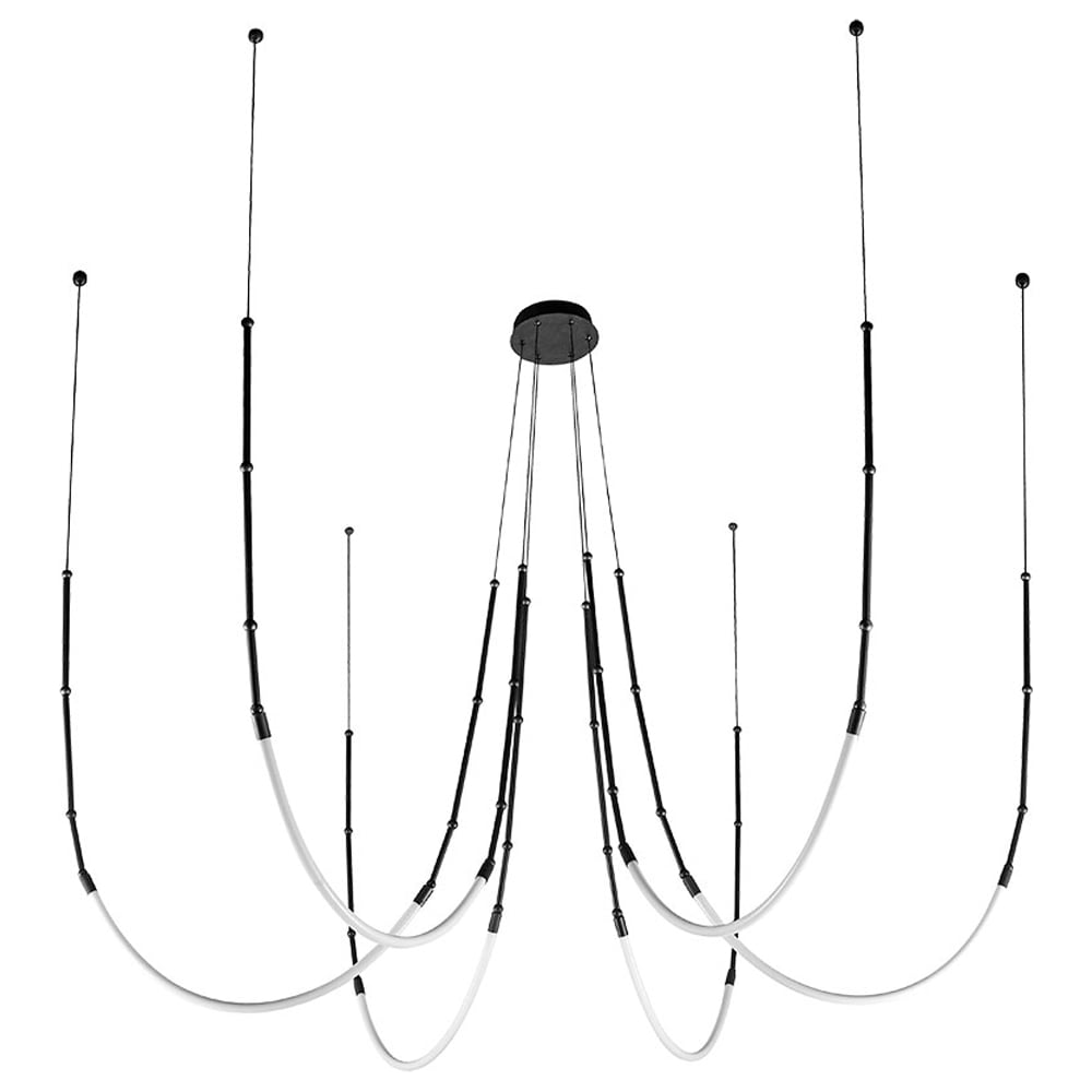 Изображение товара Подвесная люстра ARTE LAMP KLIMT A2850SP-42BK современный дизайн с LED лампами