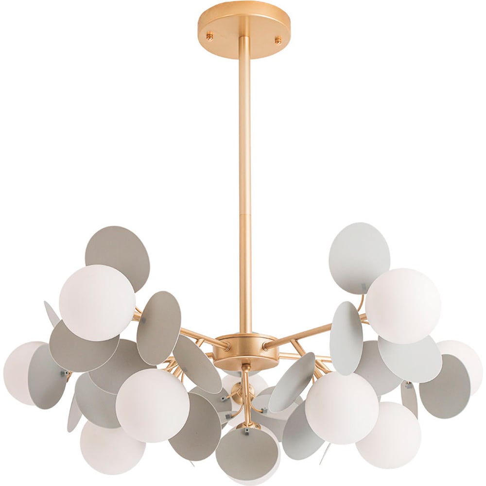 Изображение товара Люстра ARTE LAMP PEACOCK A1369SP-10GY Декоративная подвесная