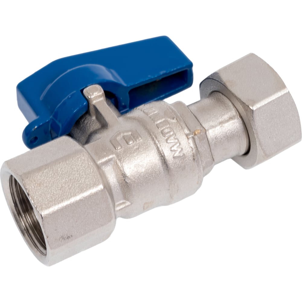 Изображение товара Кран шаровой FIV с накидной гайкой 1/2-1/2 синего цвета Италия 8124R076