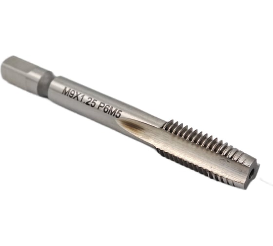 Изображение товара Машинно-ручной метчик TORNERI М 9х1.25 Р6М5, для сквозных отверстий 038191