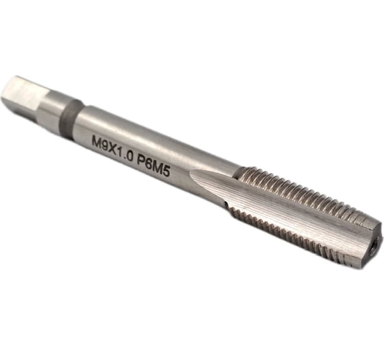 Изображение товара Машинно-ручной метчик TORNERI М 9х1 Р6М5, для сквозных отверстий 038189