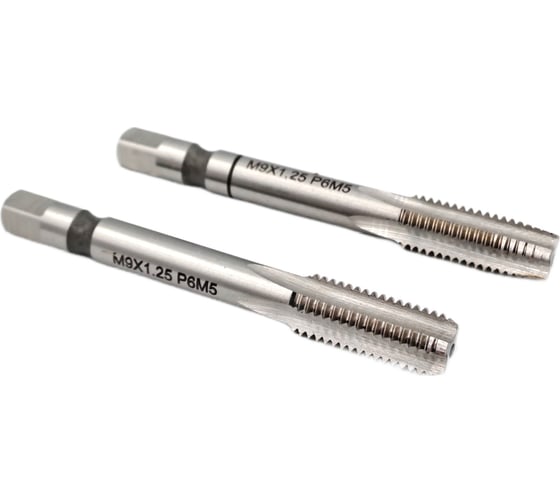 Изображение товара Машинно-ручной метчик TORNERI М 9х1.25 комплект из 2-х штук Р6М5 027129