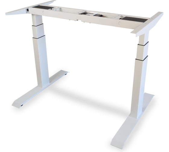 Изображение товара Подстолье для стола регулируемой высотой StolStoya с пультом и электроприводом два мотора TITANIUM PRO белое PE232W