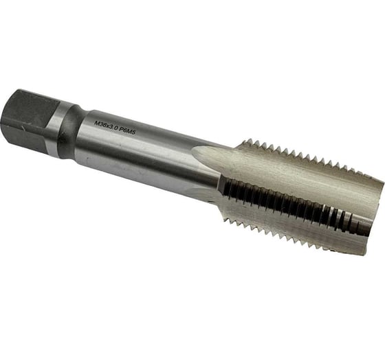 Изображение товара Машинно-ручной метчик TORNERI М36х3 Р6М5, для сквозных отверстий 037942