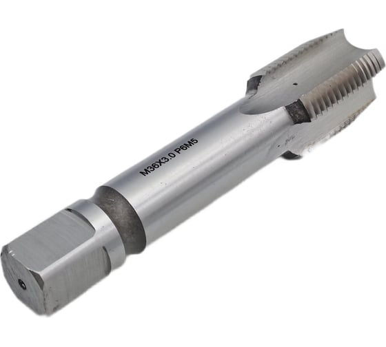 Изображение товара Машинно-ручной метчик TORNERI М36х3 Р6М5, для сквозных отверстий 037942
