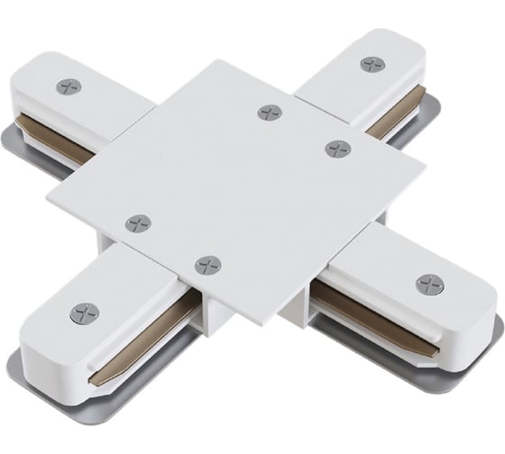 Изображение товара Коннектор X-образный Hesby Lighting для встраиваемого шинопровода Skylite HSBL_0042