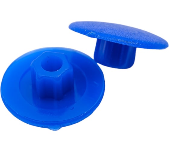 Изображение товара Заглушка под конфирмат ВИРТУОЗ синяя, 50 шт. 43436