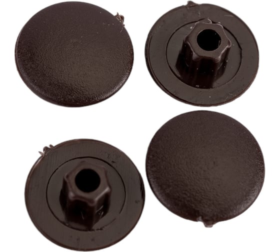 Изображение товара Заглушка под конфирмат ВИРТУОЗ темно-коричневая, 50 шт. 43467