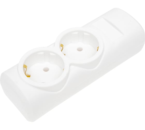 Изображение товара Сетевая колодка PROGIX 2 розетки, с/3, белая SK2GXW