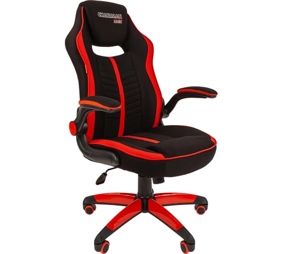 Изображение товара Игровое кресло CHAIRMAN game 19 ткань черный/красный н.п. 00-07069658