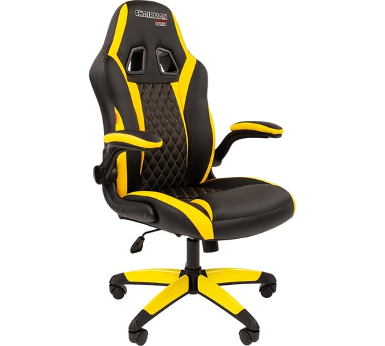 Изображение товара Игровое кресло CHAIRMAN game 15 экопремиум черный/желтый н.п. 00-07069668