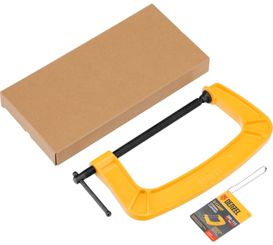 Изображение товара Струбцина G-образная, усиленная Denzel 200 мм 20646