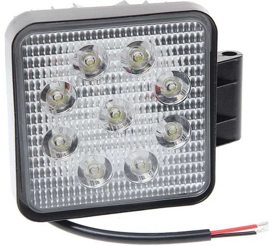 Изображение товара Фара рабочего света квадратная 108х113х55мм 27Вт Spot 12-24V LED Megapower M-370-30-011 406521