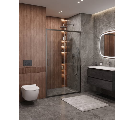 Изображение товара Душевая дверь Cezares MOLVENO-BF-1-120-C-GM-IV