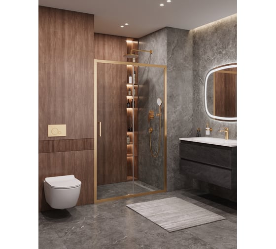 Изображение товара Душевая дверь Cezares MOLVENO-BF-1-120-C-BORO-IV