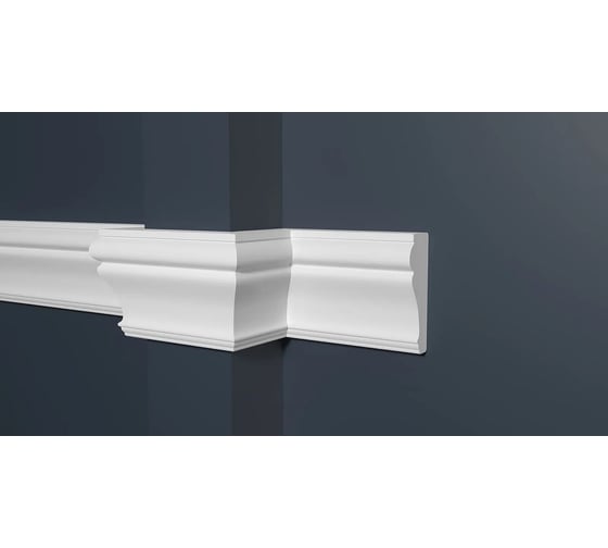 Изображение товара Стеновой молдинг Decor-Dizayn ударопрочный влагостойкий под покраску 59Х21Х2000мм 161А