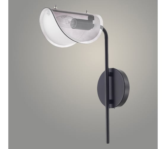 Изображение товара Бра РОСТОК MB9004/1AW BK матовый черный 1x40W Е14 h370, LWS23 988032771