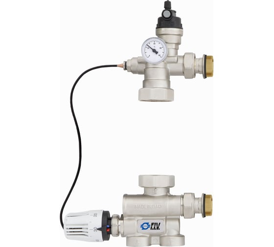 Изображение товара Смесительный узел без насоса FIV соединение на 1 (межосевое 21 см) (соединение с насосом 1 1/2) (Италия) 6285R000