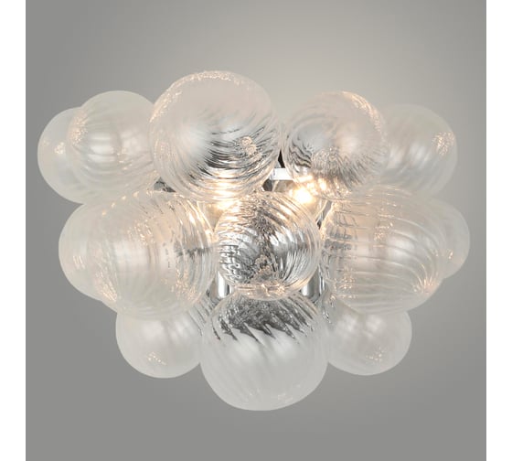 Изображение товара Бра РОСТОК MBGL2112/2 CR хром 2x60W E14 d337 h251, SJNG23 988032379