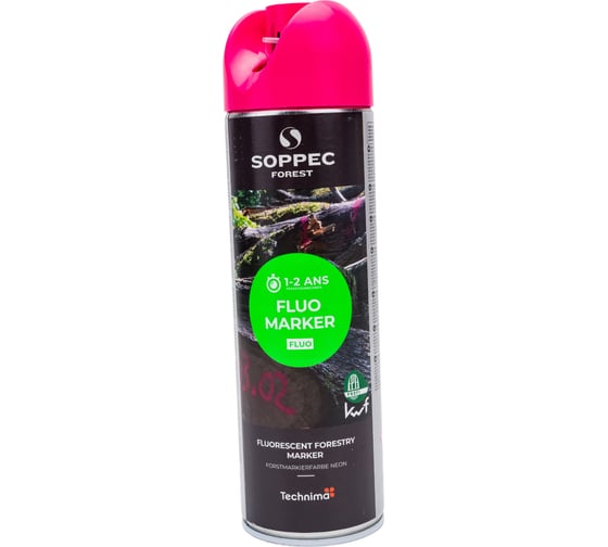 Изображение товара Аэрозольный флуоресцентный маркер Soppec Fluo Marker вишневый 131325
