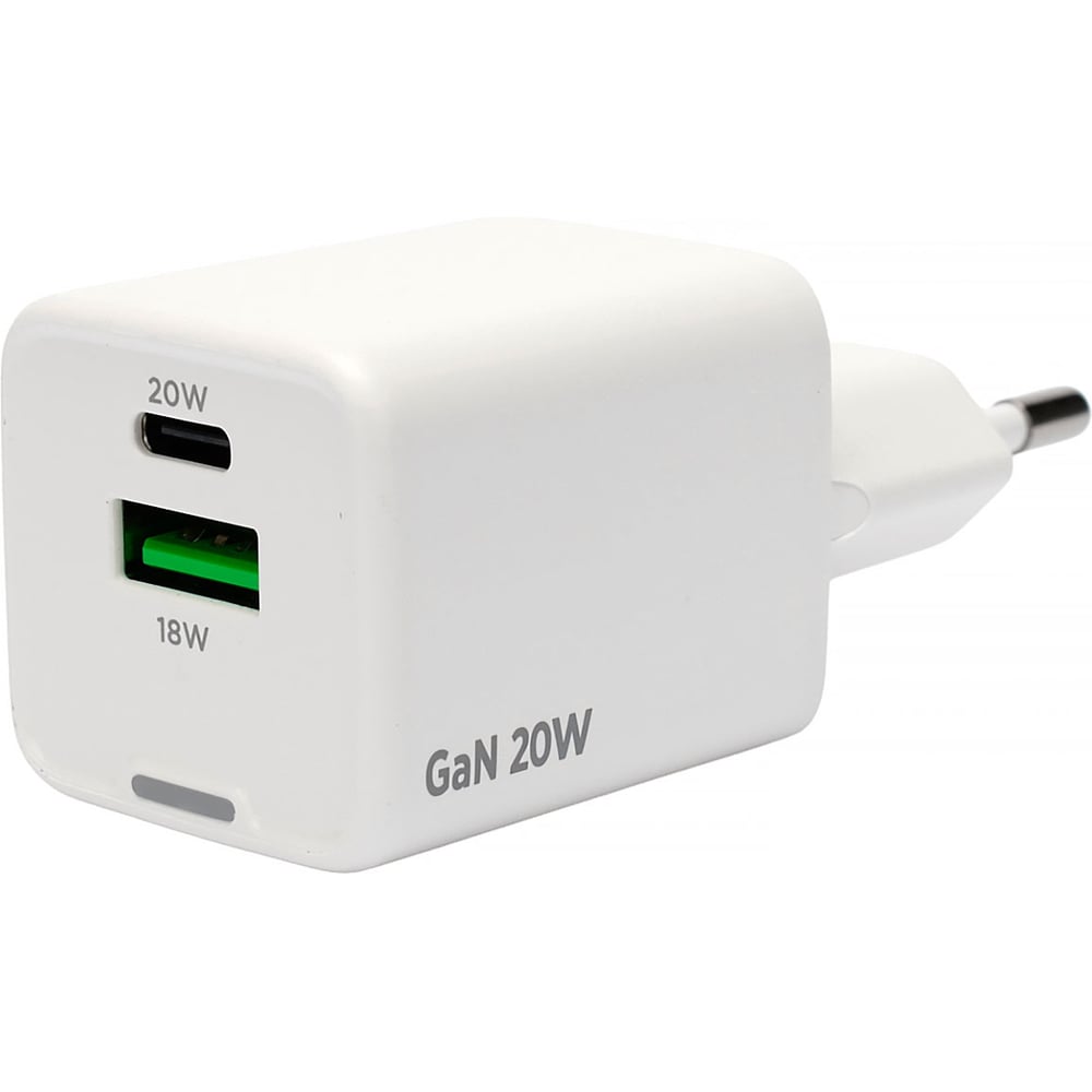 Изображение товара Зарядное устройство Cablexpert 20Вт GaN QC4.0 PD для смартфонов и гаджетов