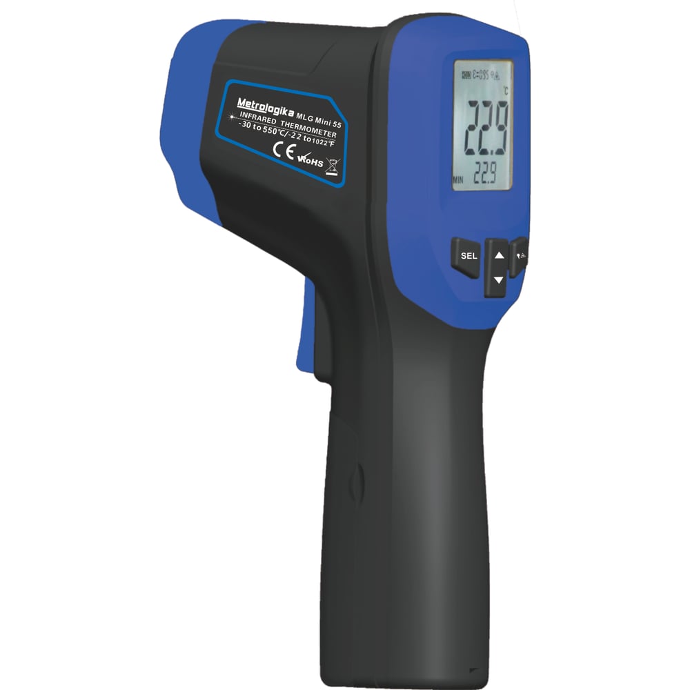 Изображение товара Регулируемый пирометр Metrologika MLG 55 Mini с поверкой MLG55
