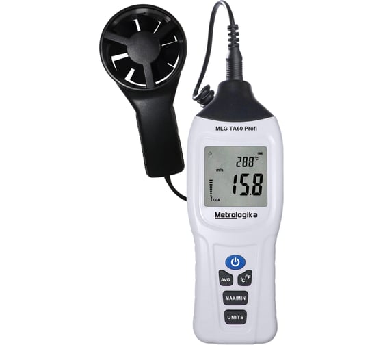 Изображение товара Термоанемометр Metrologika MLG TA60 Profi MLG60A