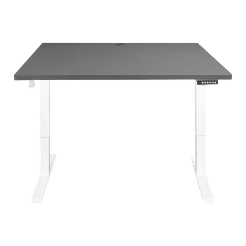 Изображение товара Компьютерный стол с регулируемой высотой UPSTOL STAND LITE, белый и серый, 1250x750 мм
