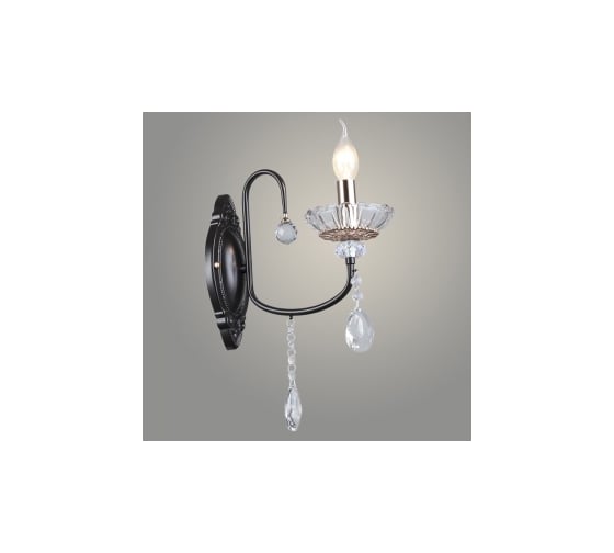 Изображение товара Бра РОСТОК NH5906/1W COF+FGD кофе/золото/хрусталь 1x40W E14 h390, QH23 988367886