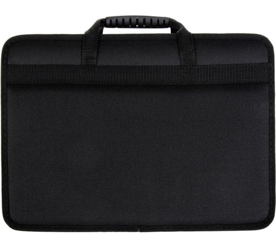 Изображение товара Папка Calligrata Луга с ручками каркасная текстиль А4 50 мм 350x260 мм черный 1С13 2855237