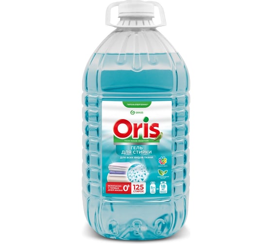 Изображение товара Гель-концентрат для стирки Grass ORIS (канистра ПЭТ 5 л) 125901