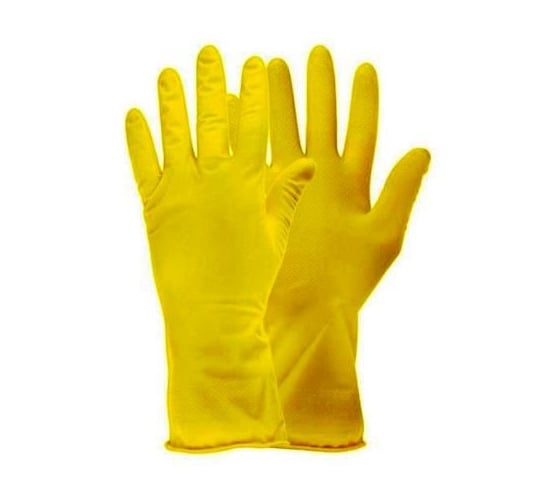 Изображение товара Латексные перчатки с хлопковым напылением EUROHOUSE, р. M, 3701