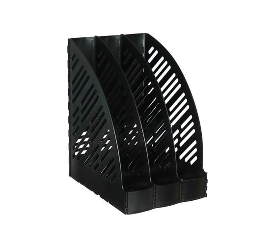 Изображение товара Вертикальный сборный лоток Calligrata 3 секции, черный 4754067