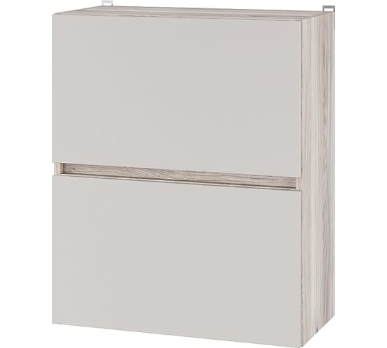 Изображение товара Шкаф навесной Арника Берген Лайт  0,6 м, дуб смоки, Кашемир 00-00164670