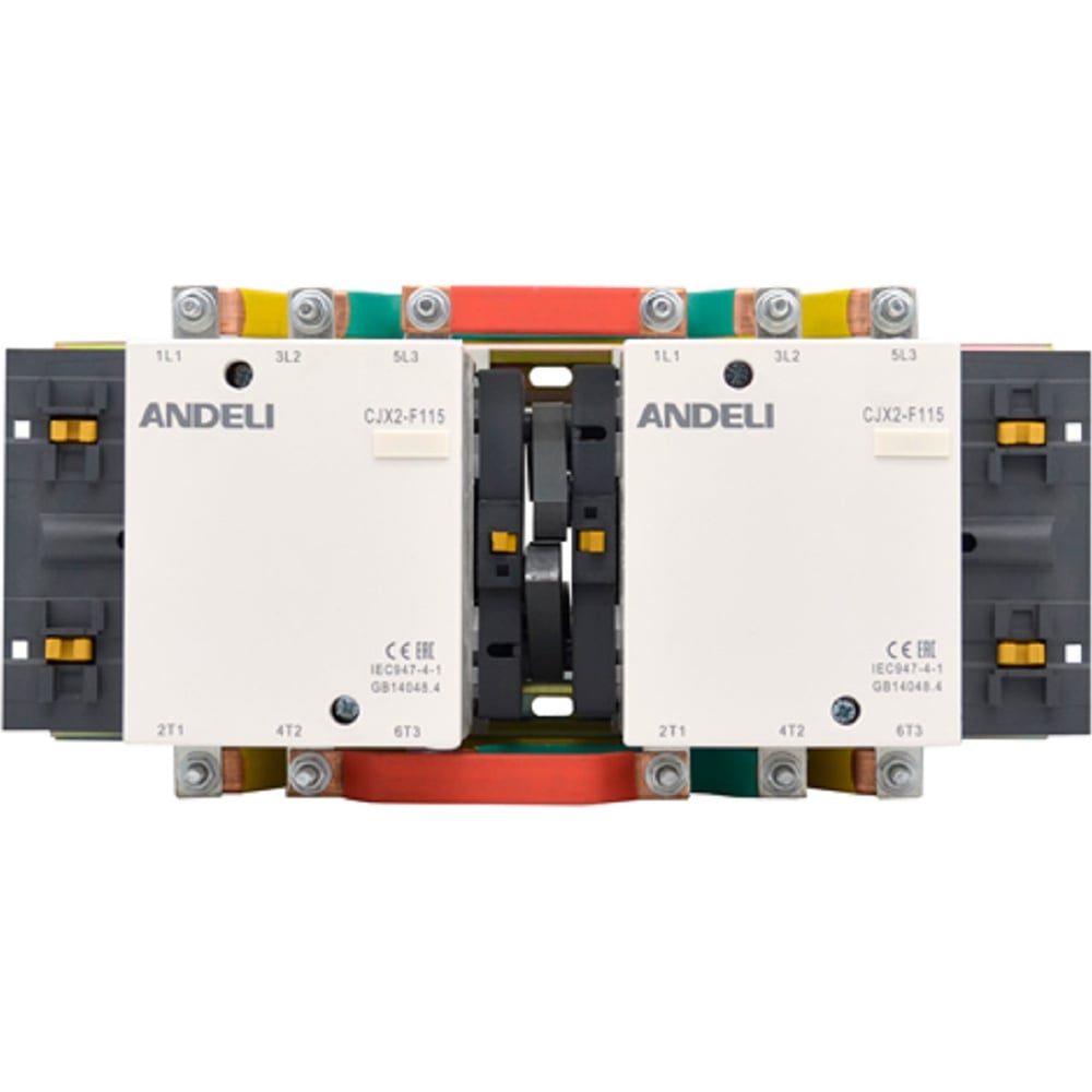 Изображение товара Контактор ANDELI CJX2-F225Ns реверс 225А 400В для промышленных систем