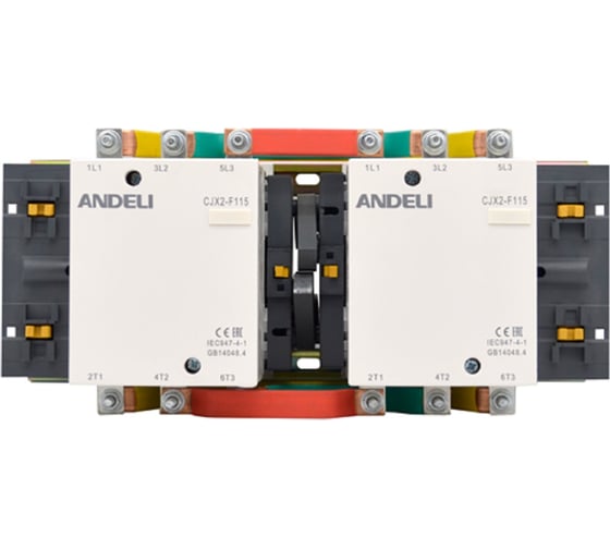 Изображение товара Контактор ANDELI CJX2-F225Ns реверс 225A 400В/АС3 50Гц ADL08-113
