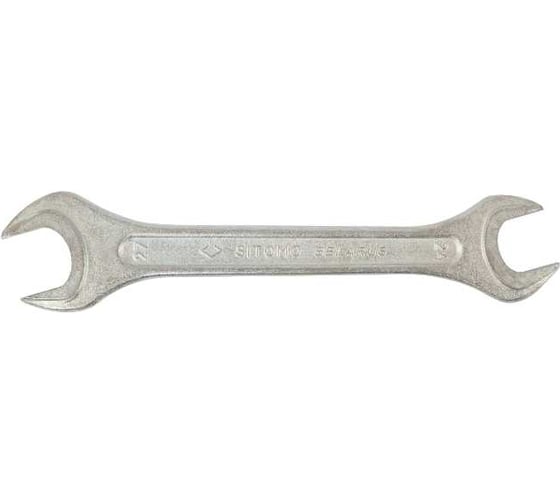 Изображение товара Ключ гаечный SITOMO BELARUS рожковый, двусторонний, 24x27 мм, оцинкованный 1141569